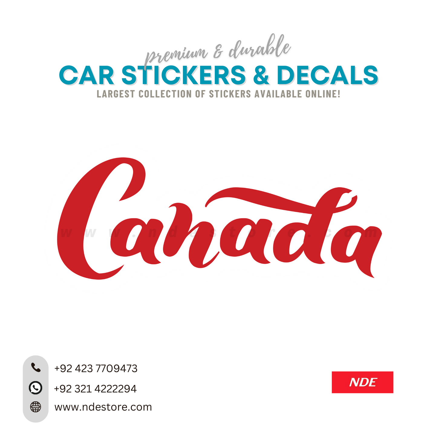 STICKER CANADA - ndestore.com