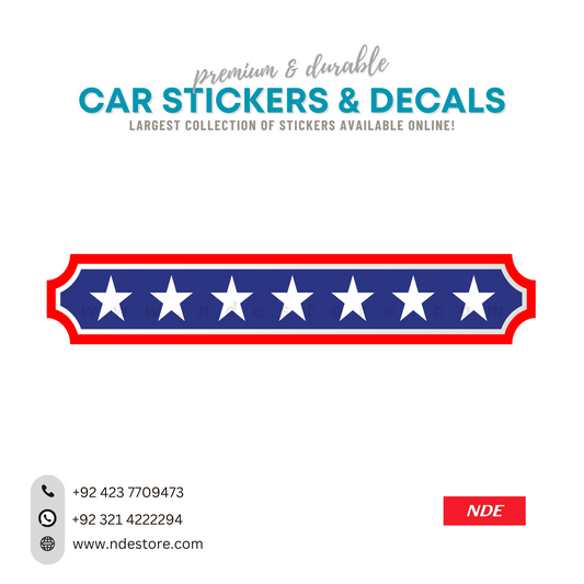 STICKER, US FLAG STAR