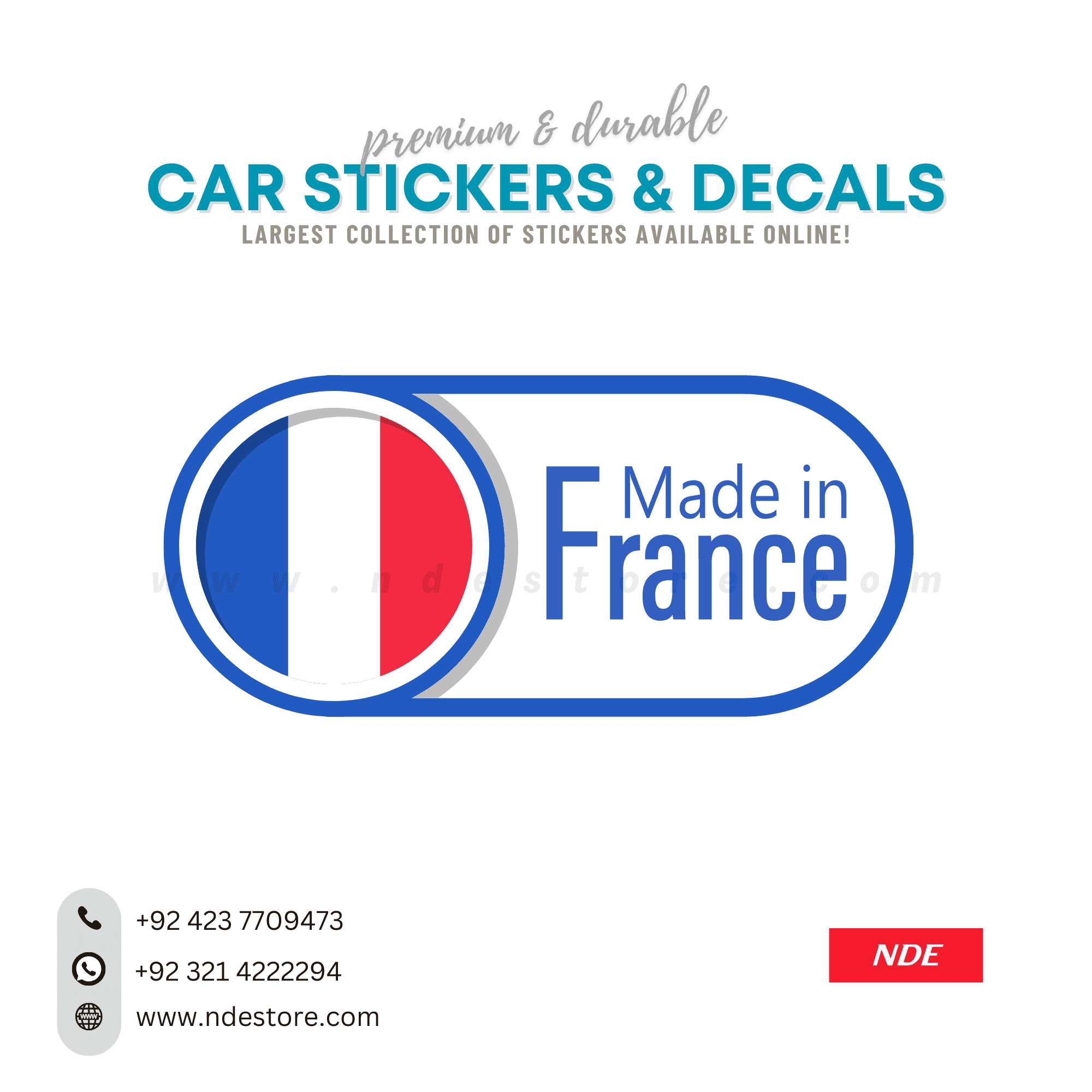 STICKER, MADE IN FRANCE (FR-005) – NDE STORE