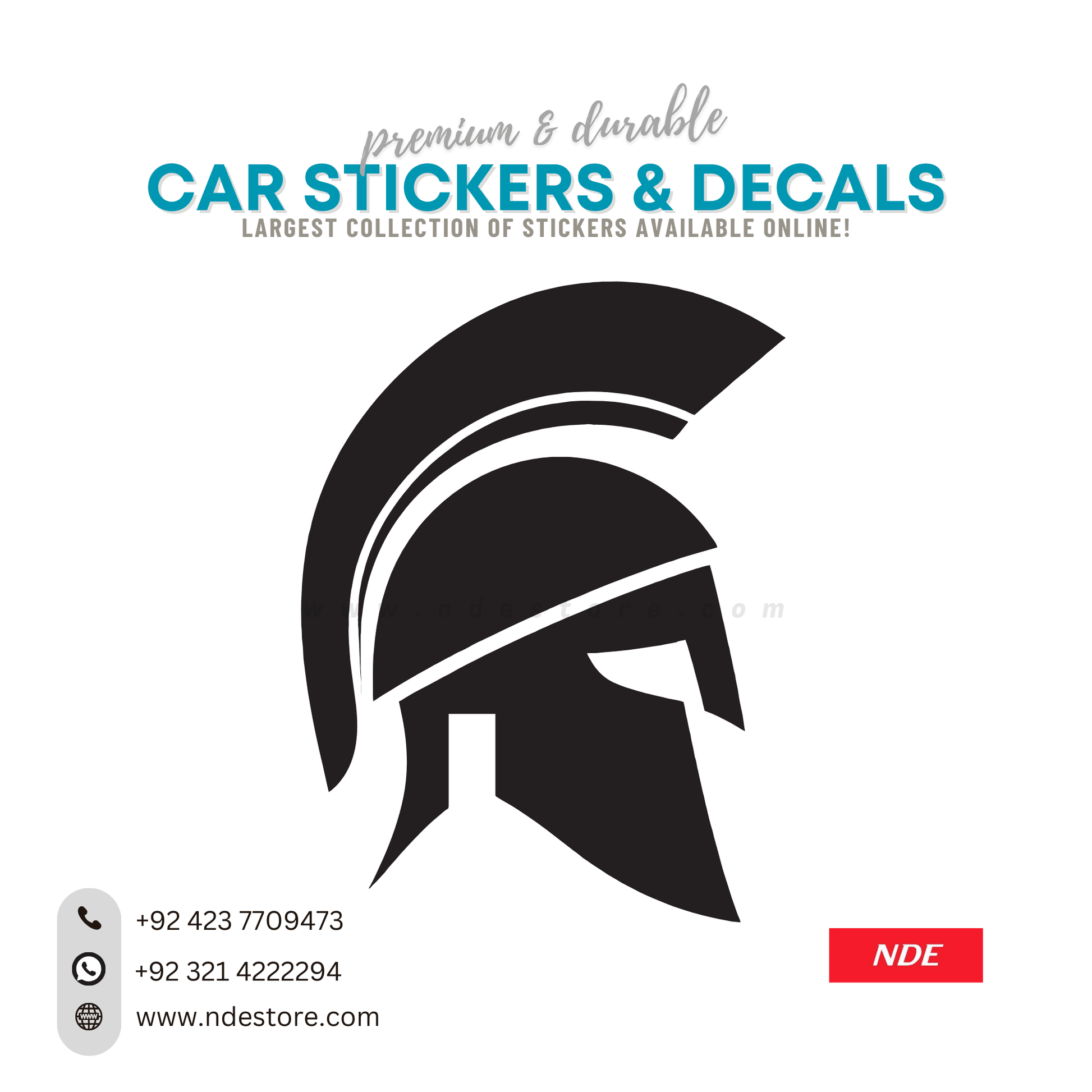 STICKER SPARTAN ARMOR (SPR-002) - ndestore.com