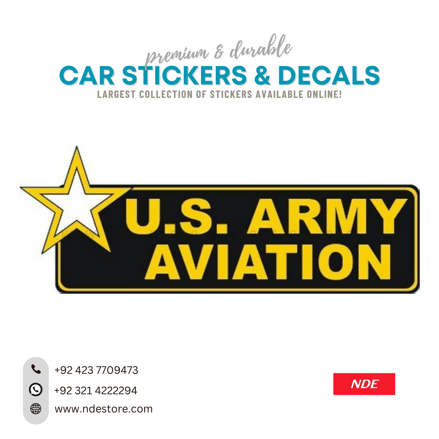 STICKER US ARMY AVIATION - ndestore.com