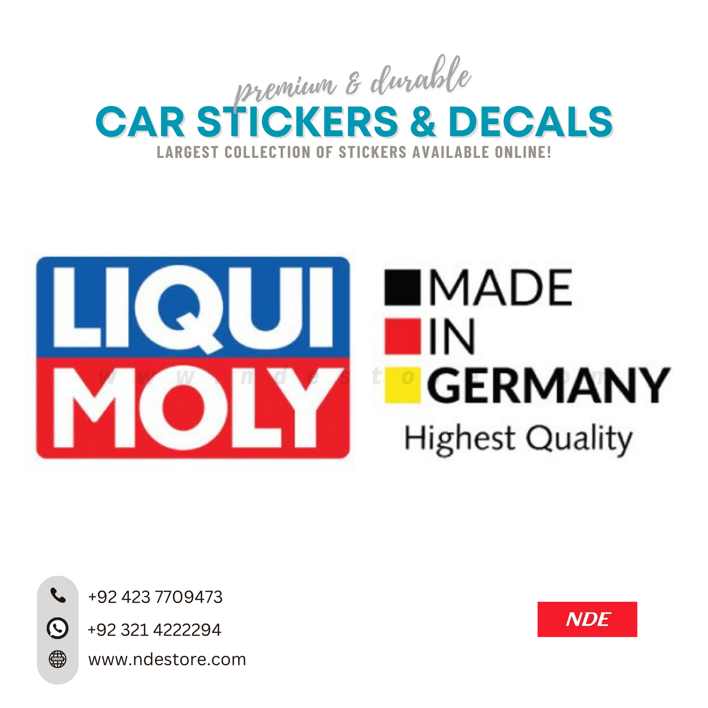 STICKER, LIQUI MOLY