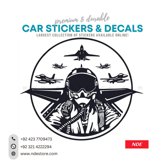 STICKER, JET FIGHTER