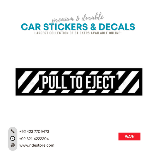 STICKER, PULL TO EJECT