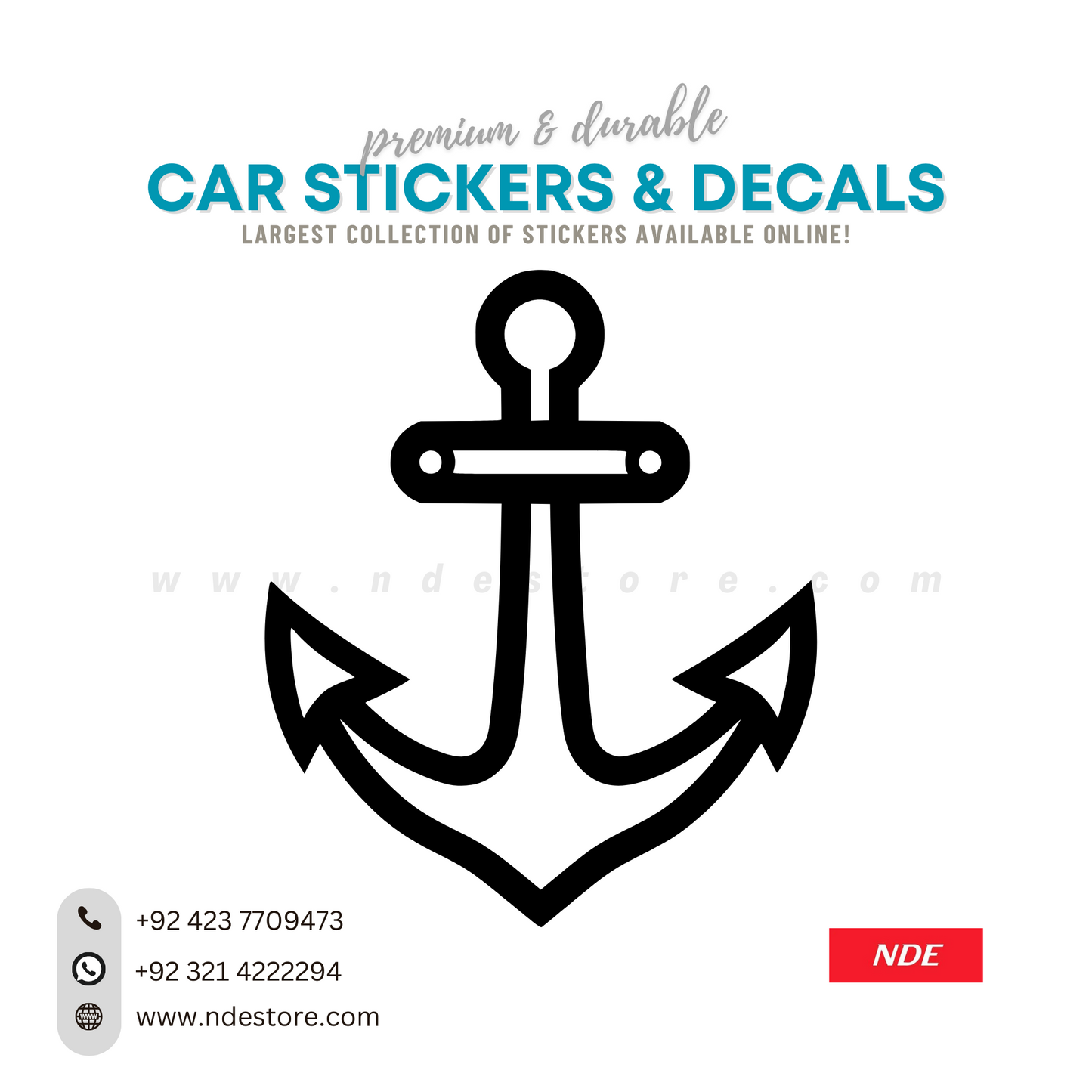 STICKER, ANCHOR - ndestore.com