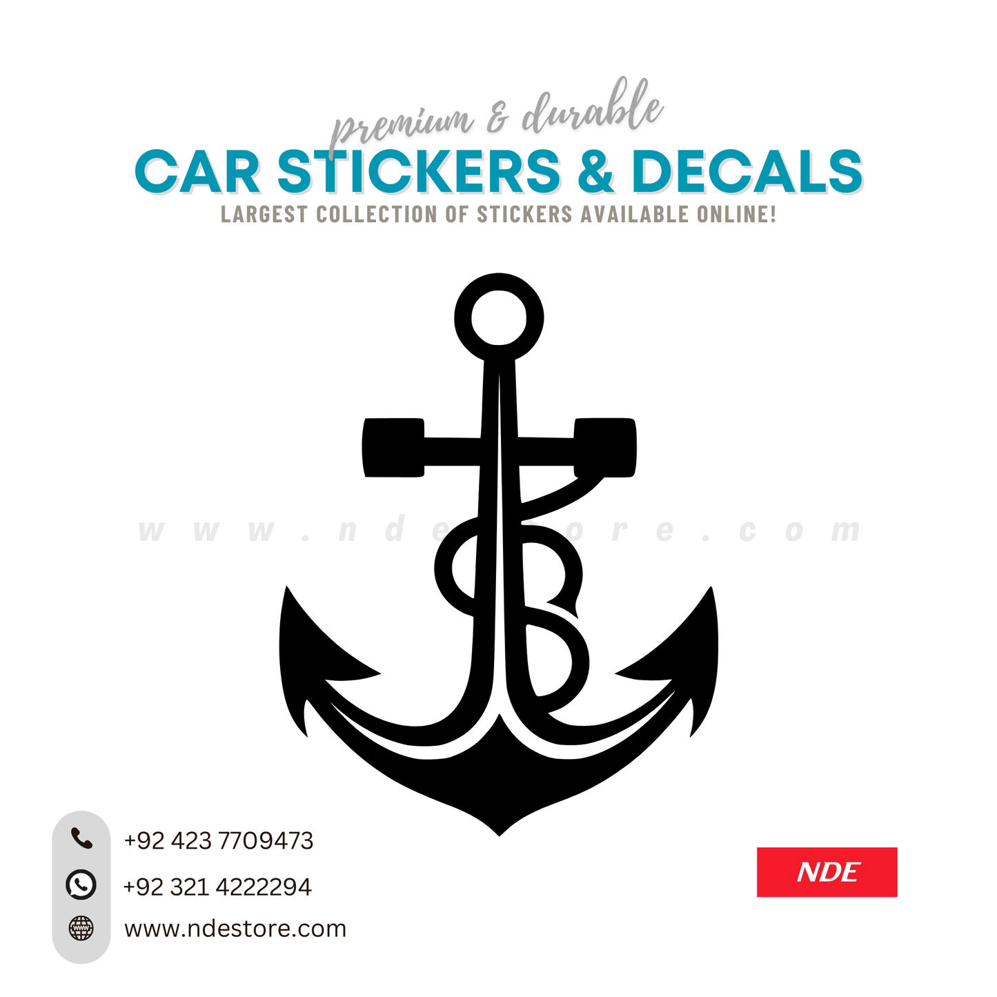 STICKER, ANCHOR - ndestore.com