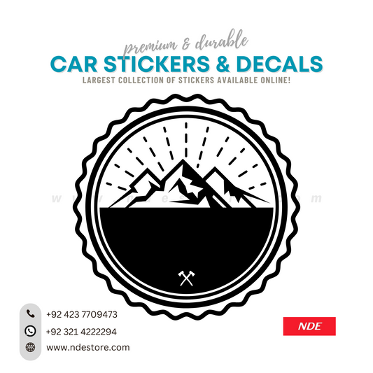 STICKER, MOUNTAIN X