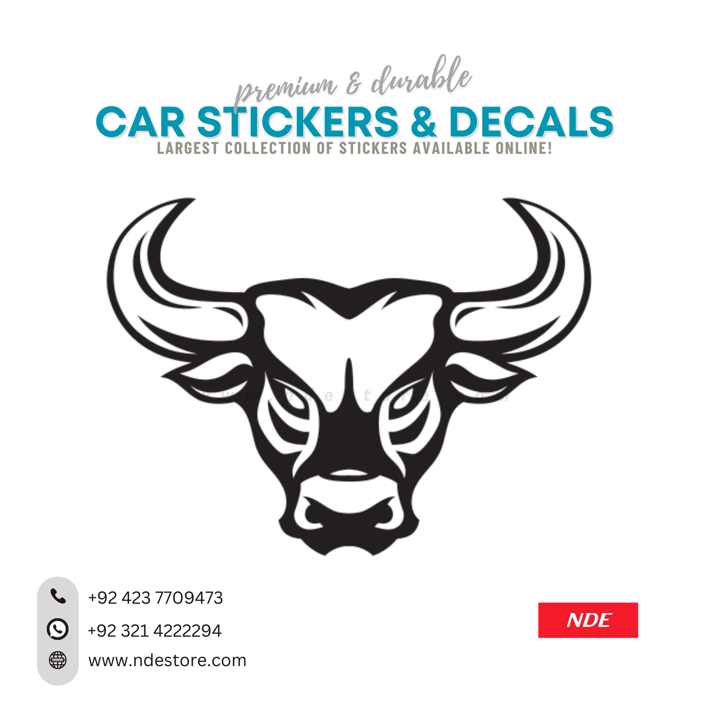 STICKER BULL - ndestore.com