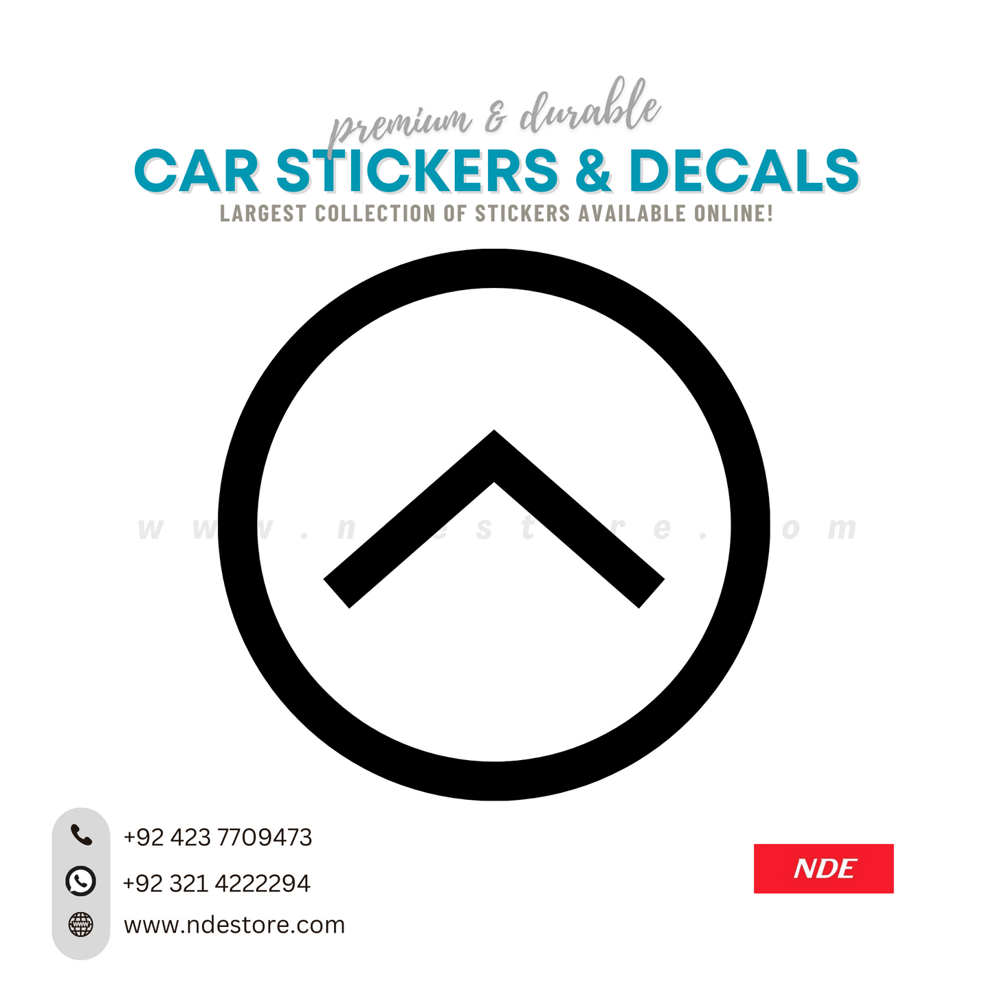 STICKER, ARROW CIRCLE - ndestore.com