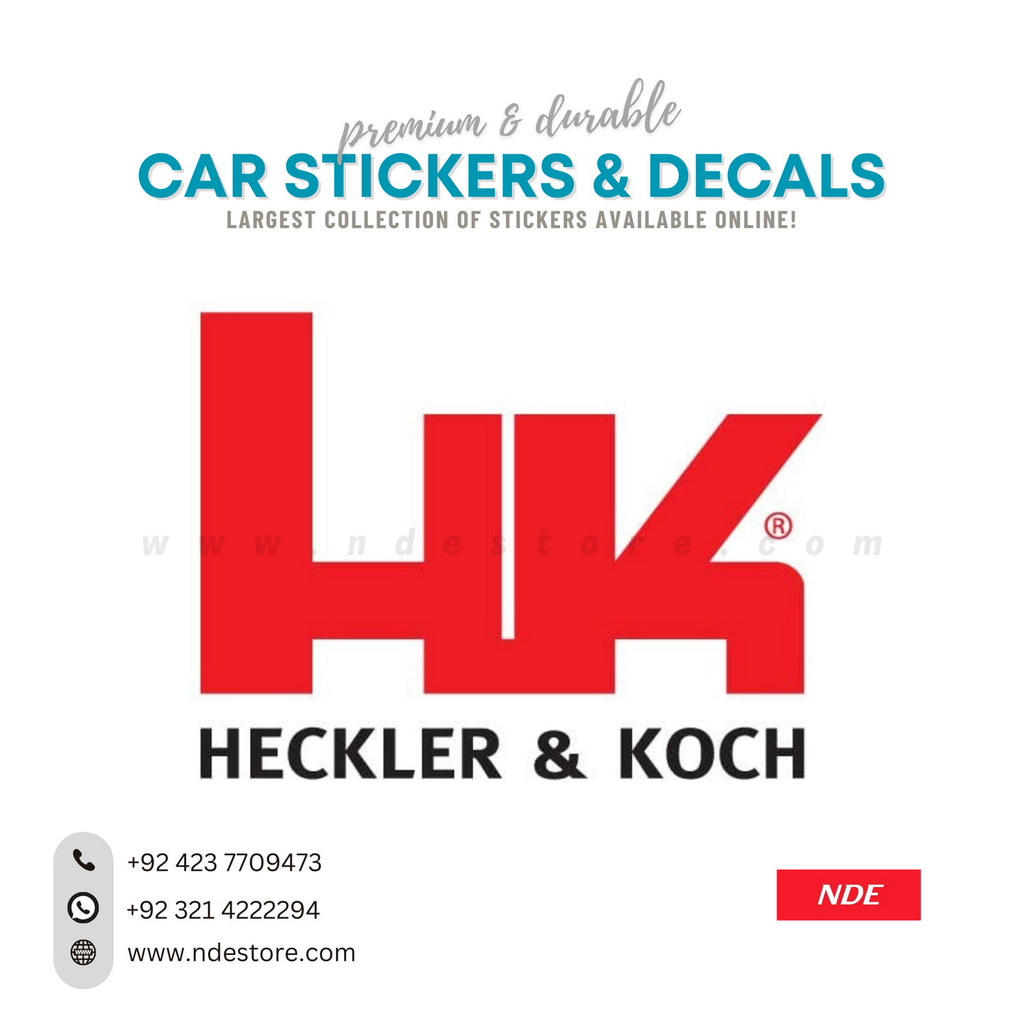 STICKER, HECKLER & KOCH - ndestore.com