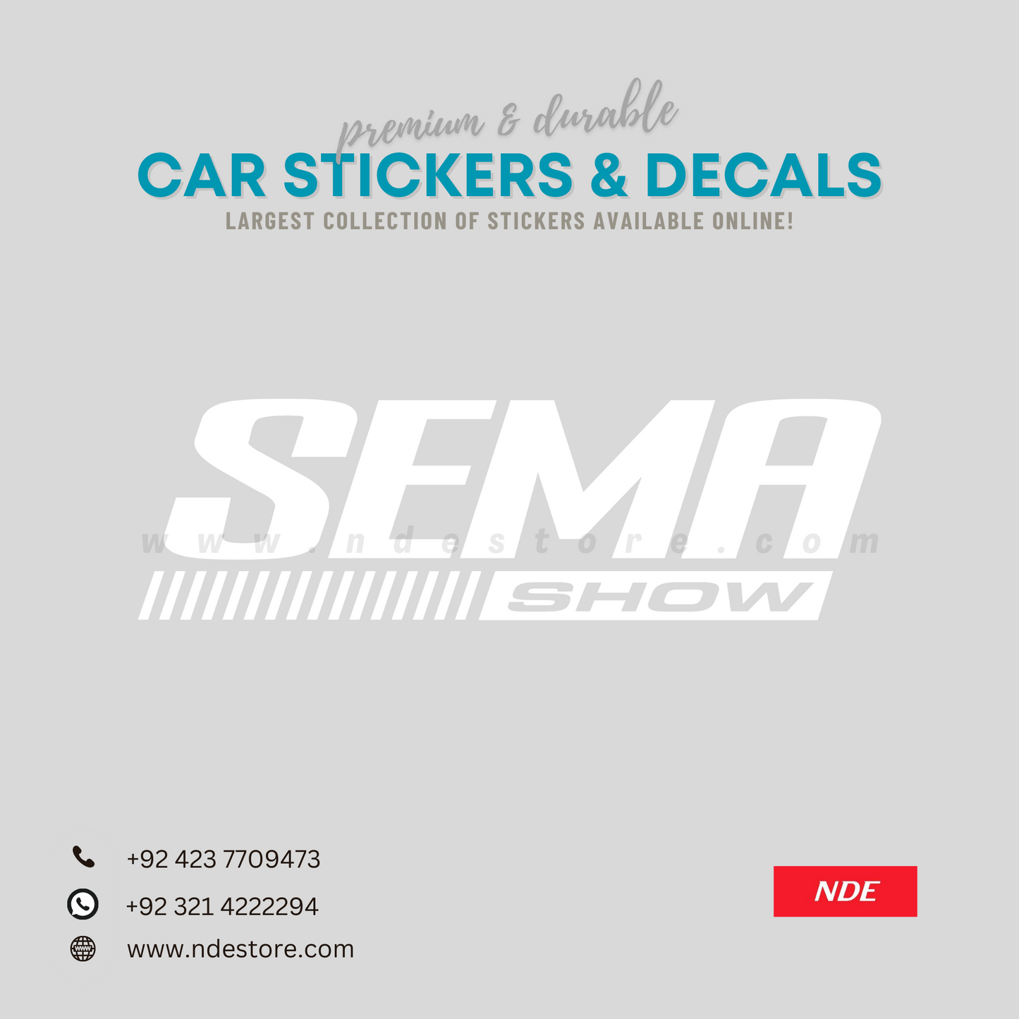 STICKER, SEMA SHOW