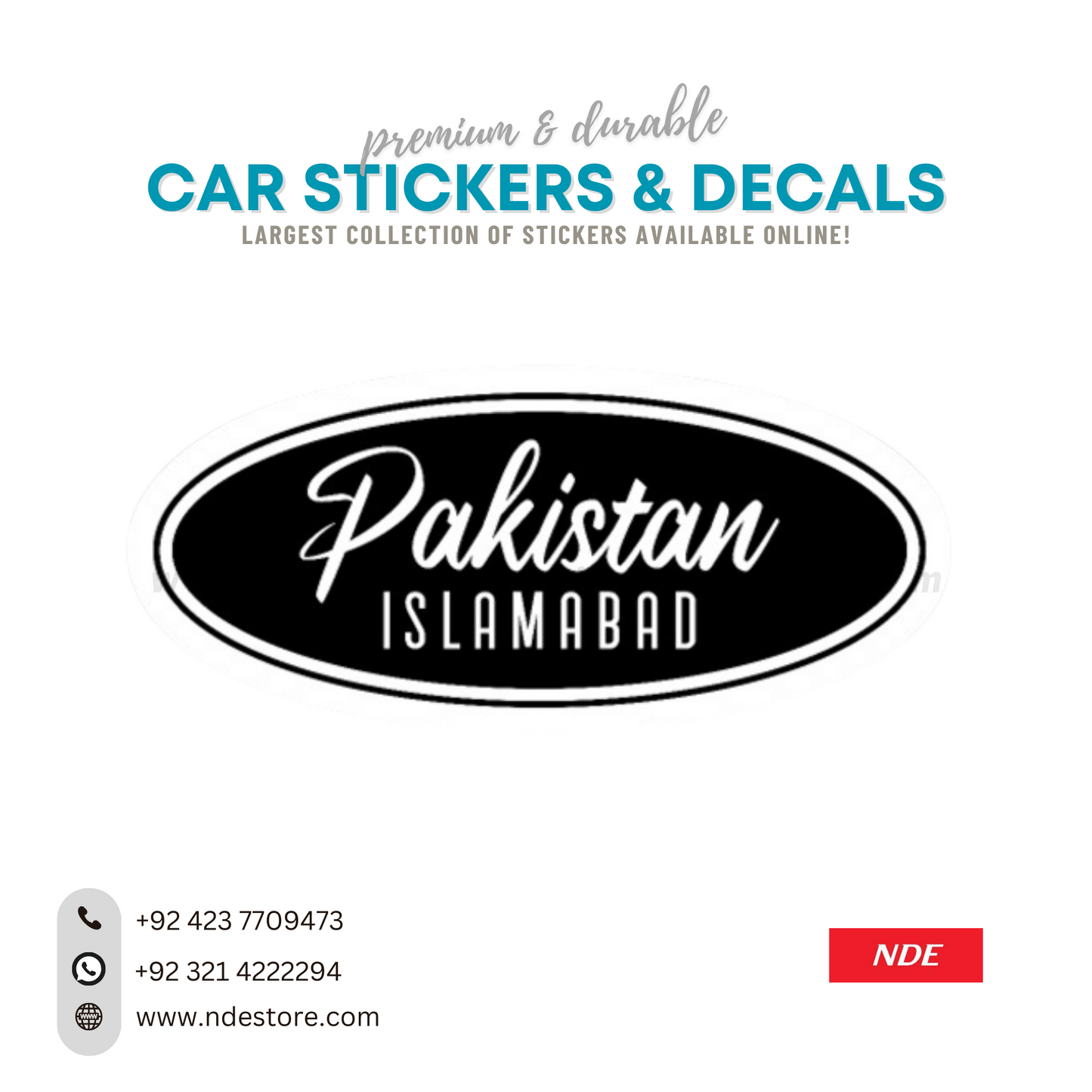 STICKER, PAKISTAN ISLAMABAD