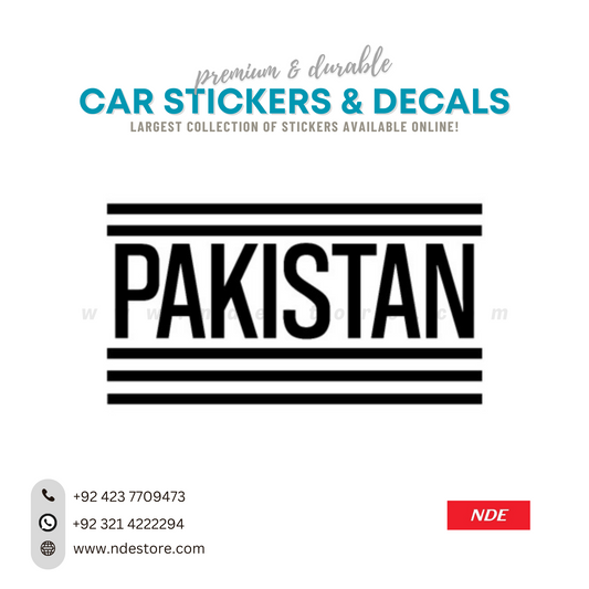 STICKER, PAKISTAN