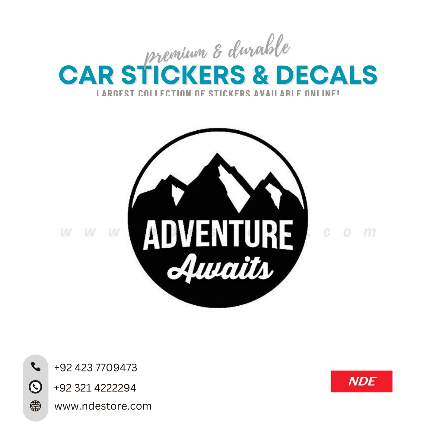 STICKER, ADVENTURE AWAITS (AA-004)