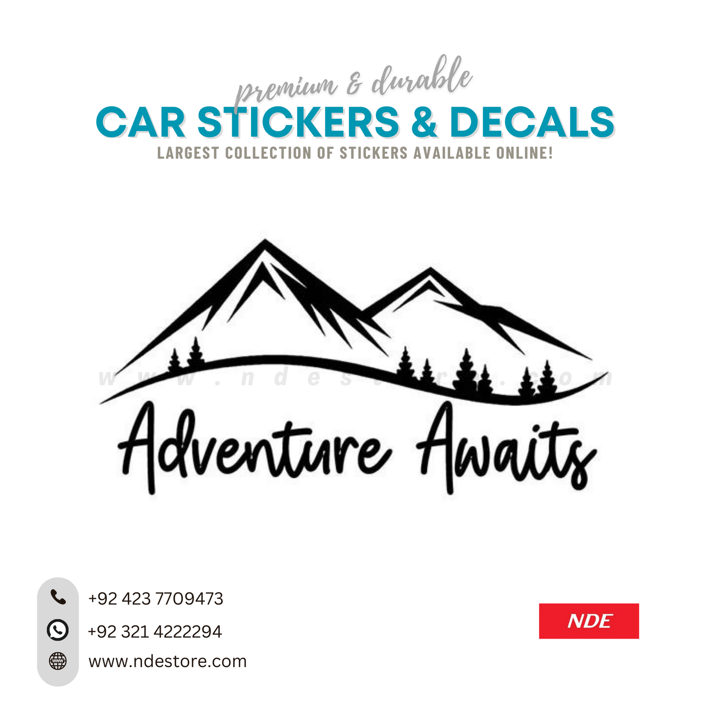 STICKER, ADVENTURE AWAITS (AA-008)