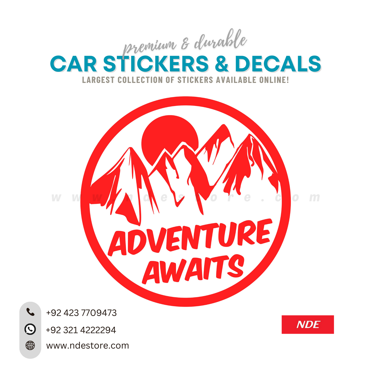 STICKER, ADVENTURE AWAITS (AA-009)