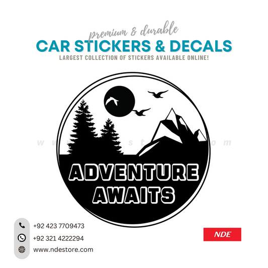 STICKER, ADVENTURE AWAITS (AA-010)