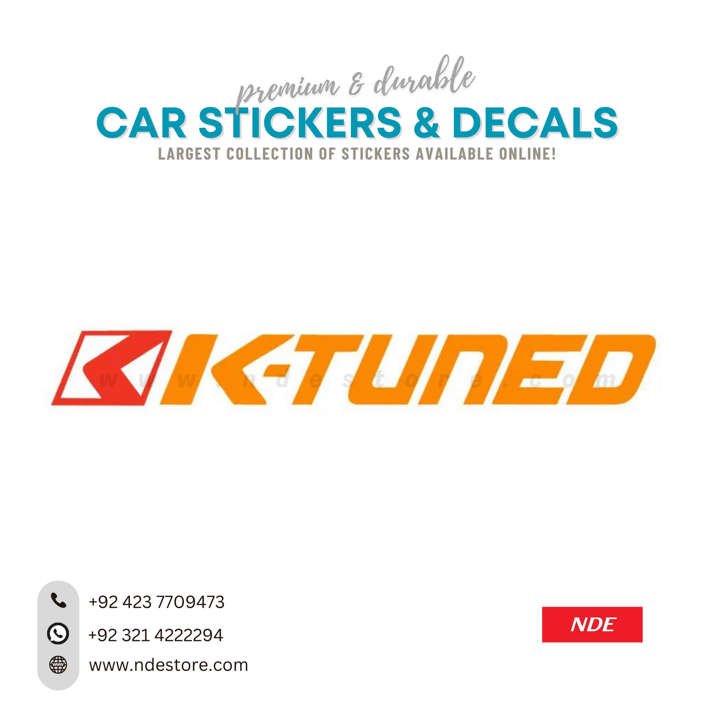 STICKER, K TUNED