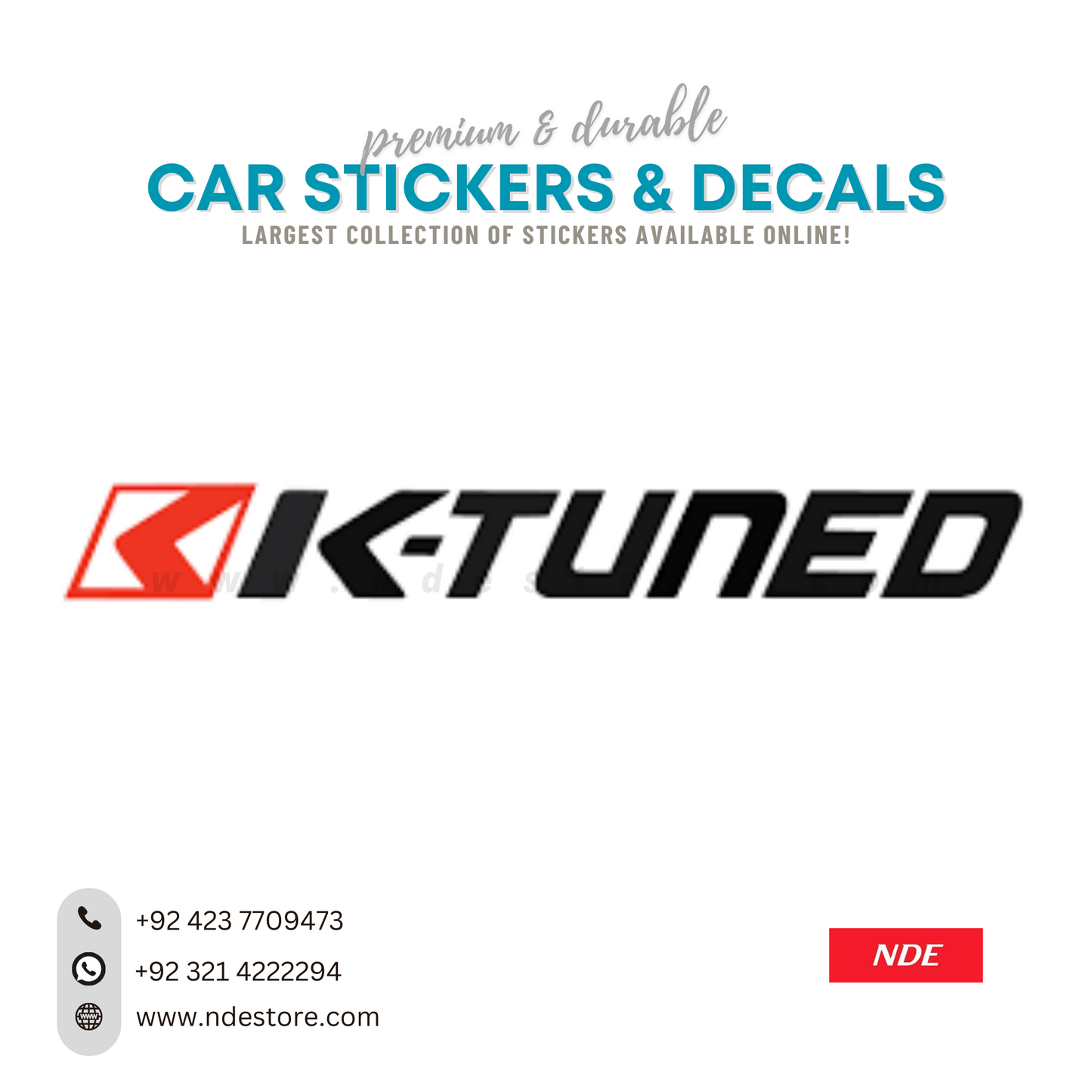 STICKER, K TUNED