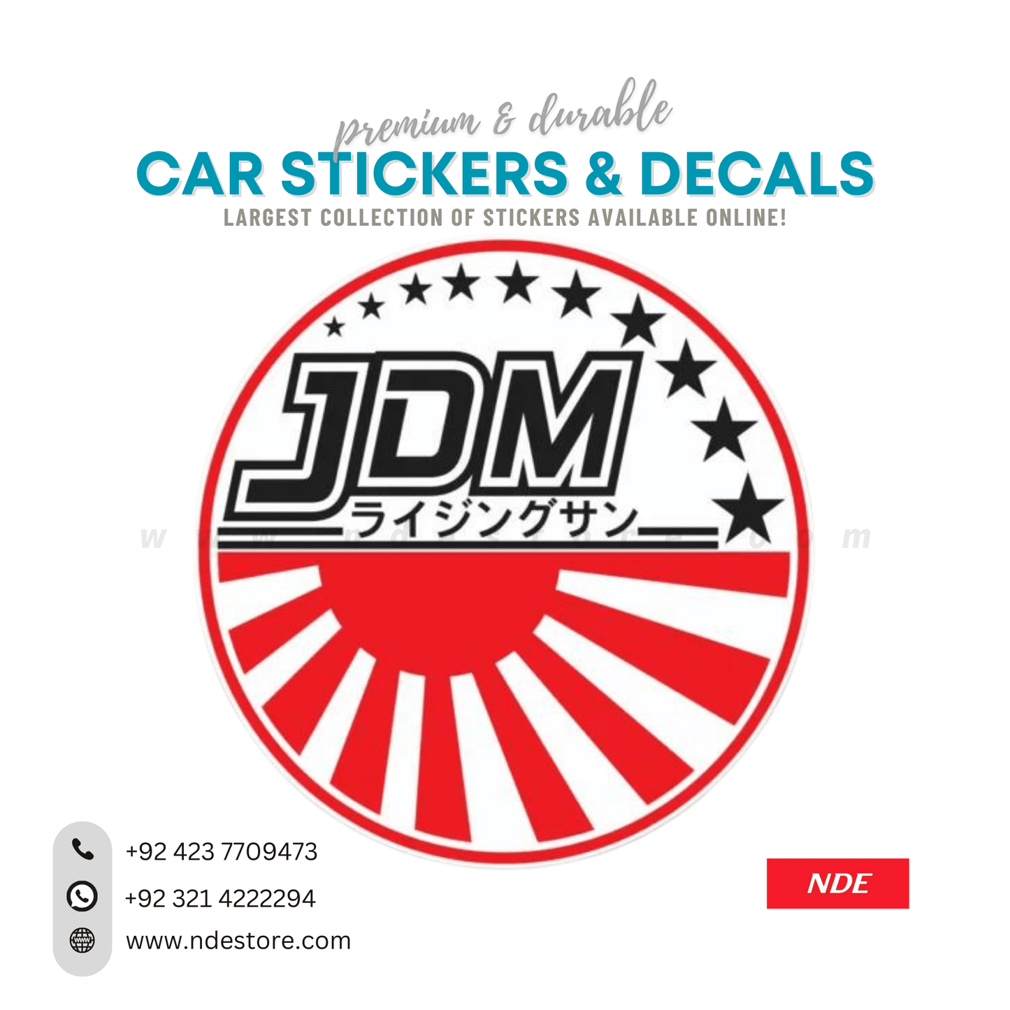 STICKER, JDM