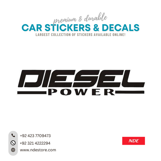 STICKER, DIESEL POWER