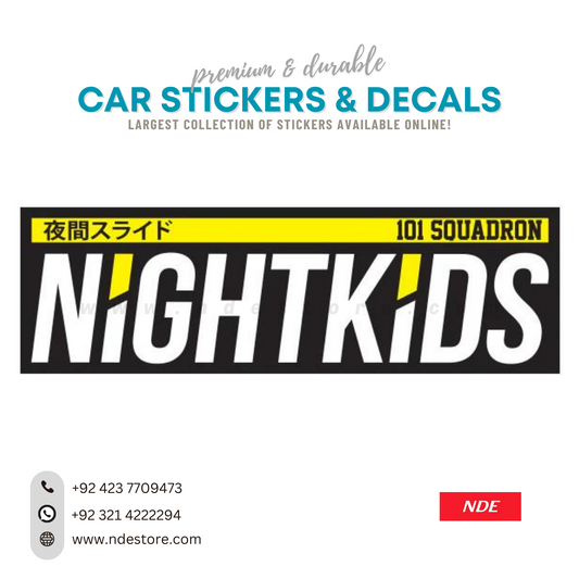 STICKER, NIGHT KIDS