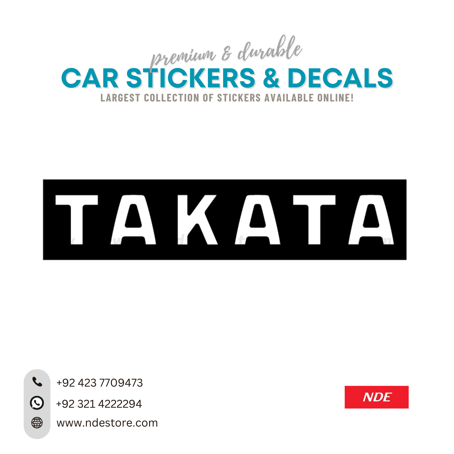 STICKER, TAKATA