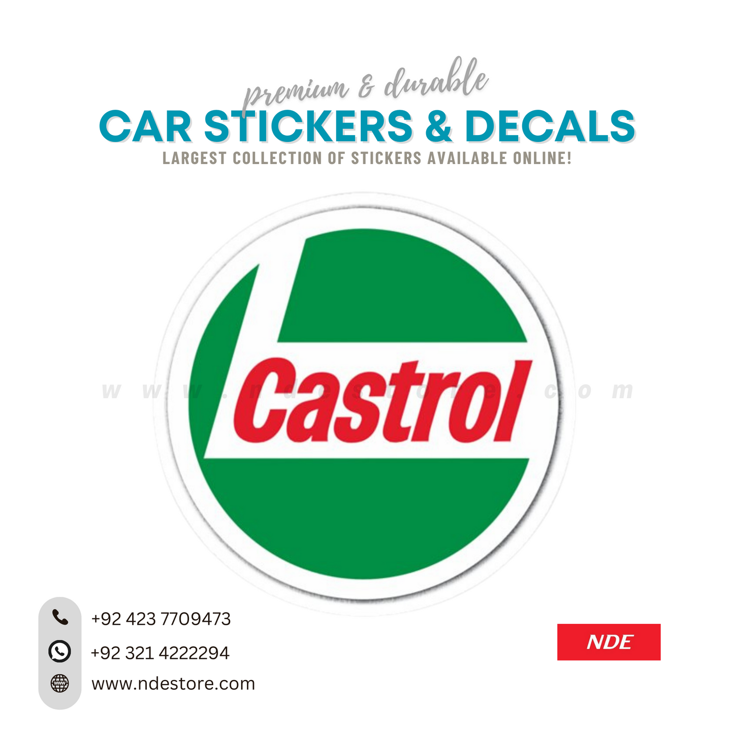 STICKER, CASTROL