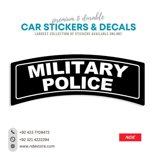 STICKER, MILITARY POLICE (M008)