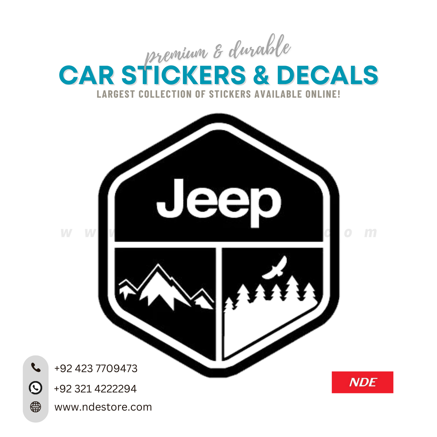 STICKER, JEEP (J002)