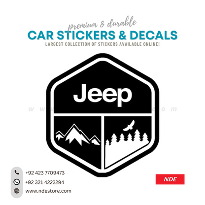 STICKER, JEEP (J002)