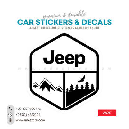 STICKER, JEEP (J002)