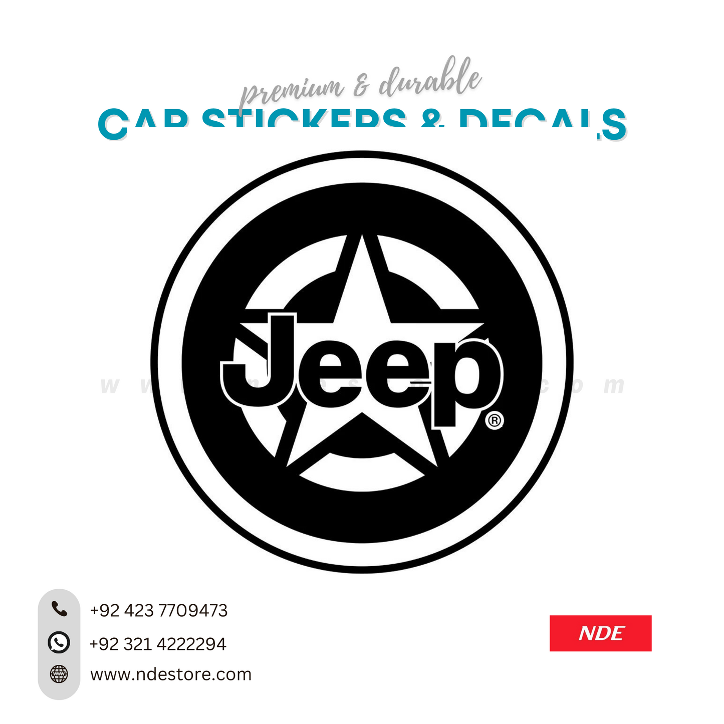 STICKER, JEEP (J003)