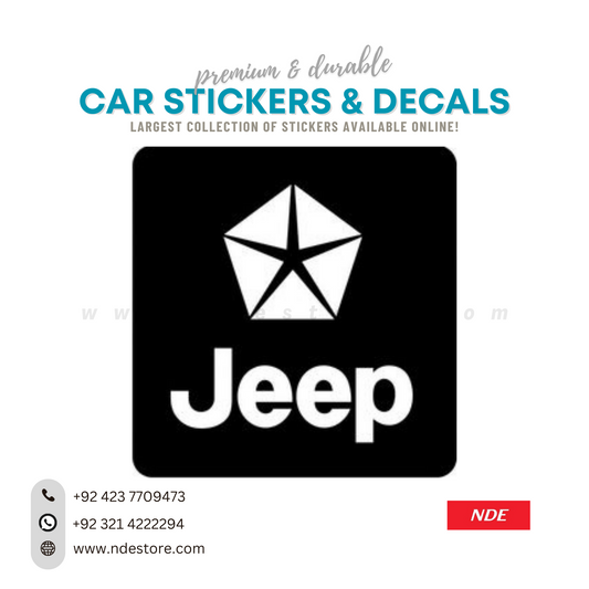 STICKER, JEEP LOGO  (J006)