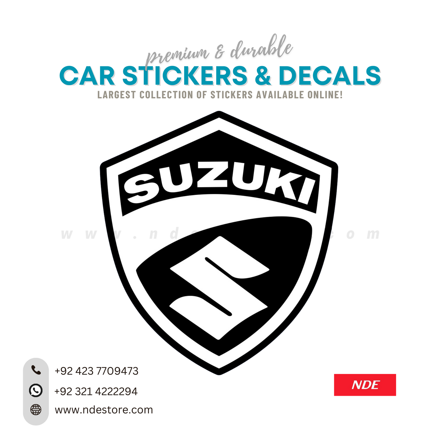 STICKER, SUZUKI