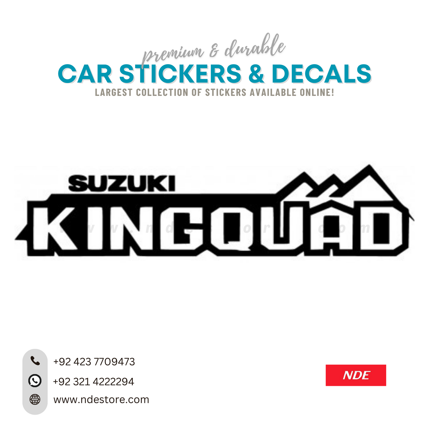 STICKER, SUZUKI KINGSQUAD