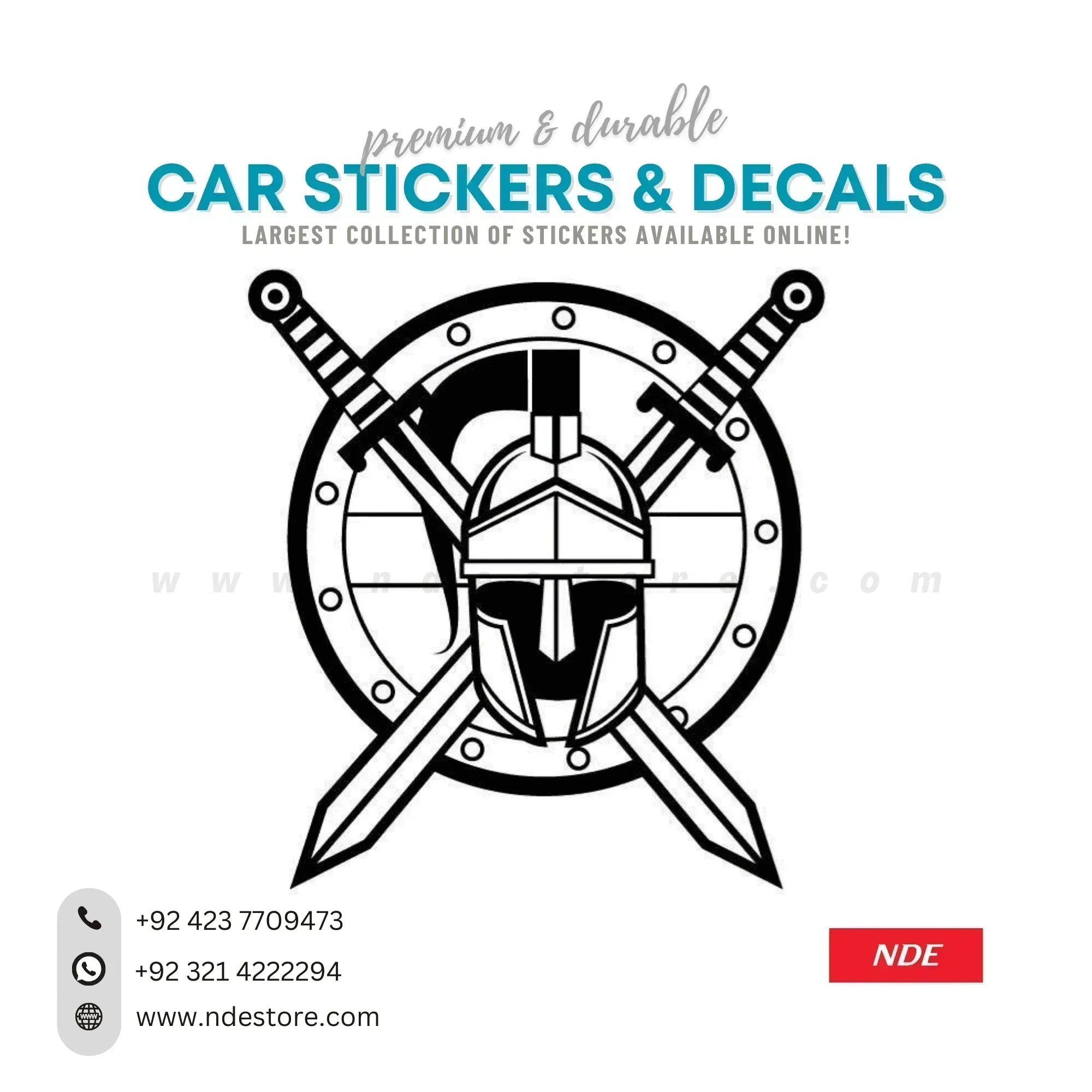 Spr Sticker STICKER, SPARTAN (SPR-003) – NDE STORE