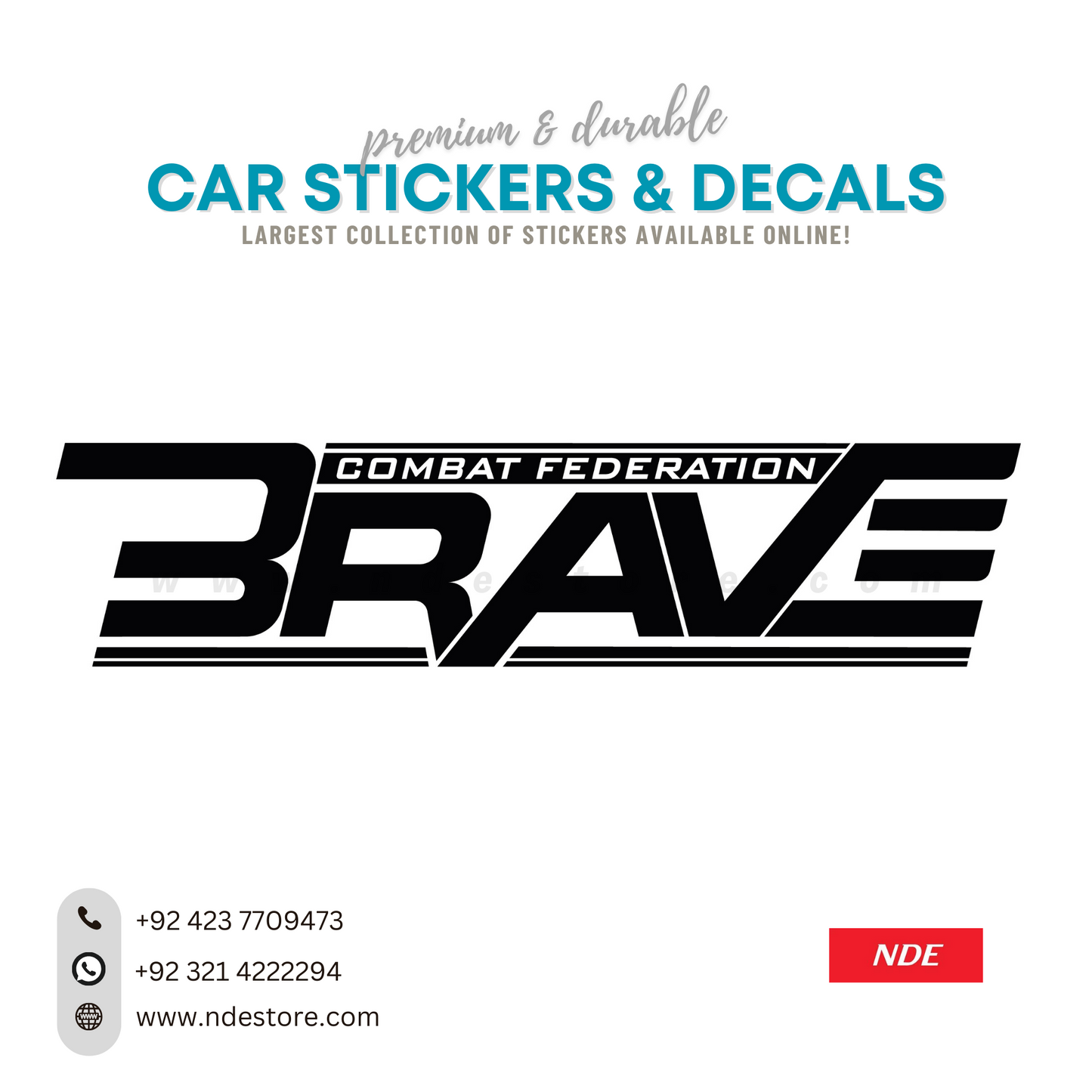 STICKER, BRAVE - ndestore.com