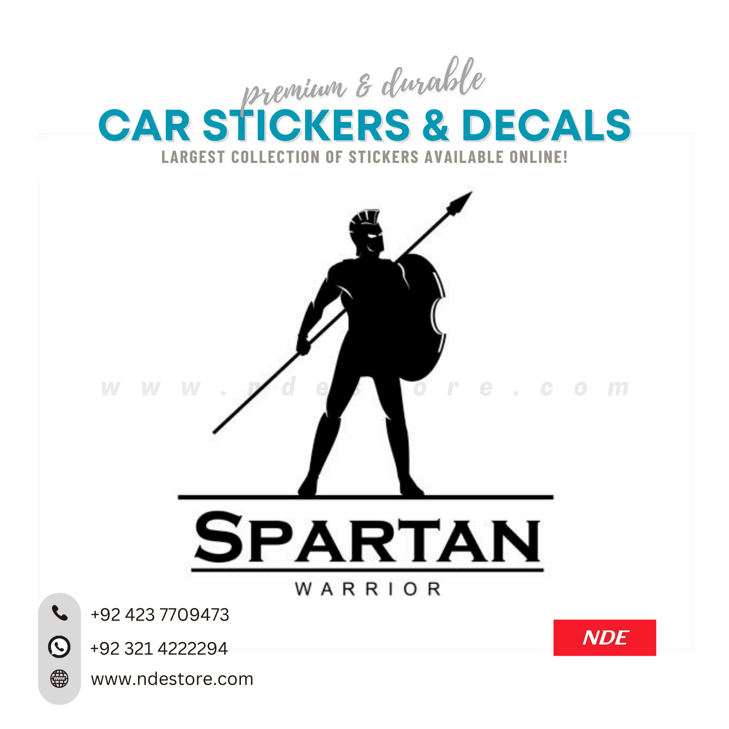 STICKER, SPARTAN WARRIOR (SPR-005)