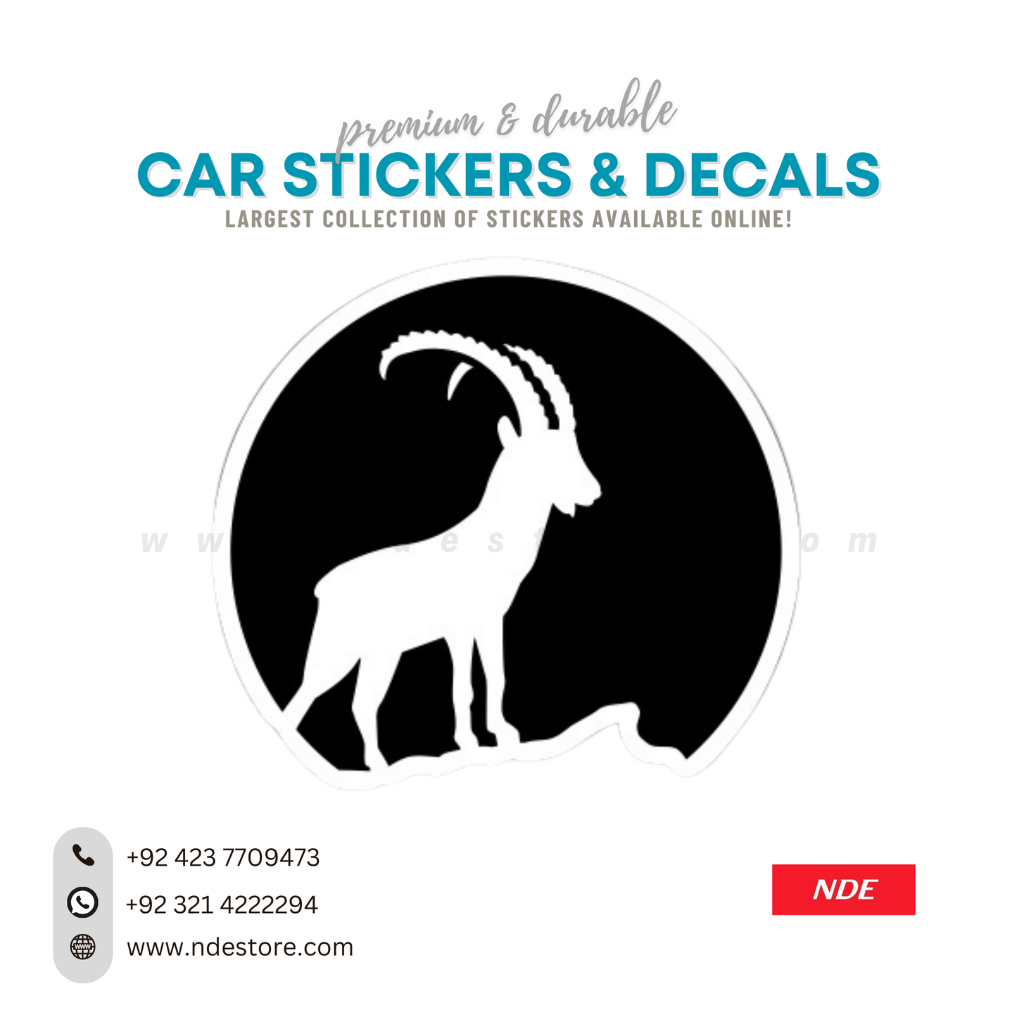 STICKER, MARKHOR