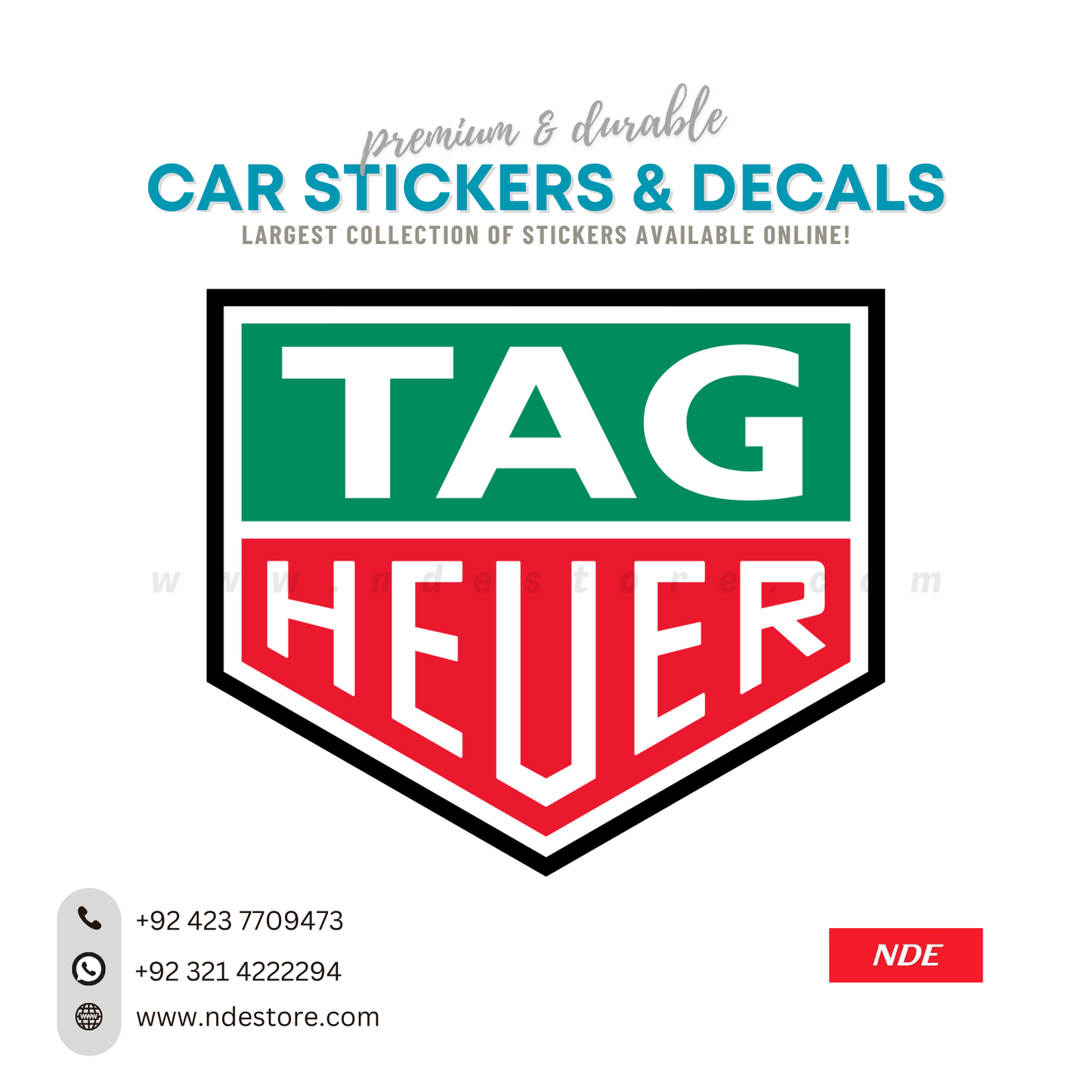 STICKER, TAG HEUER