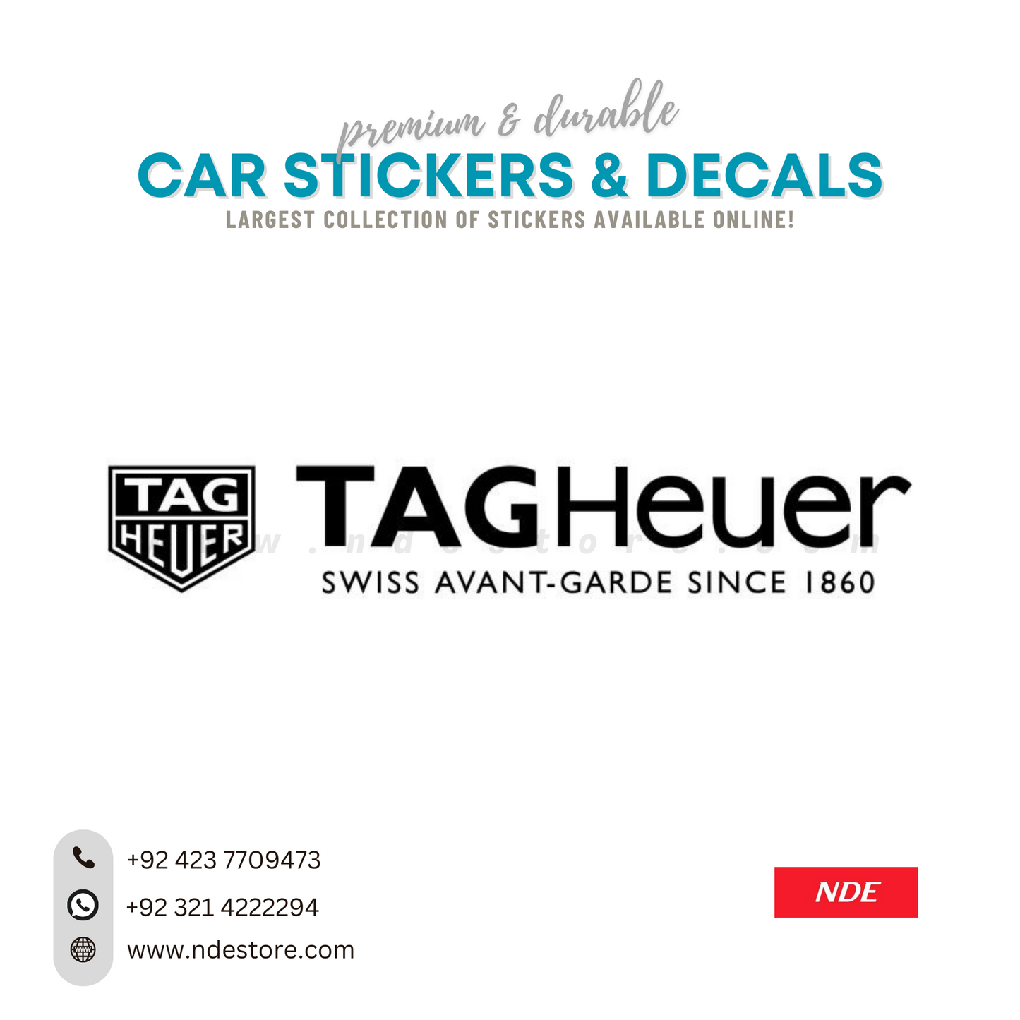 STICKER, TAG HEUER