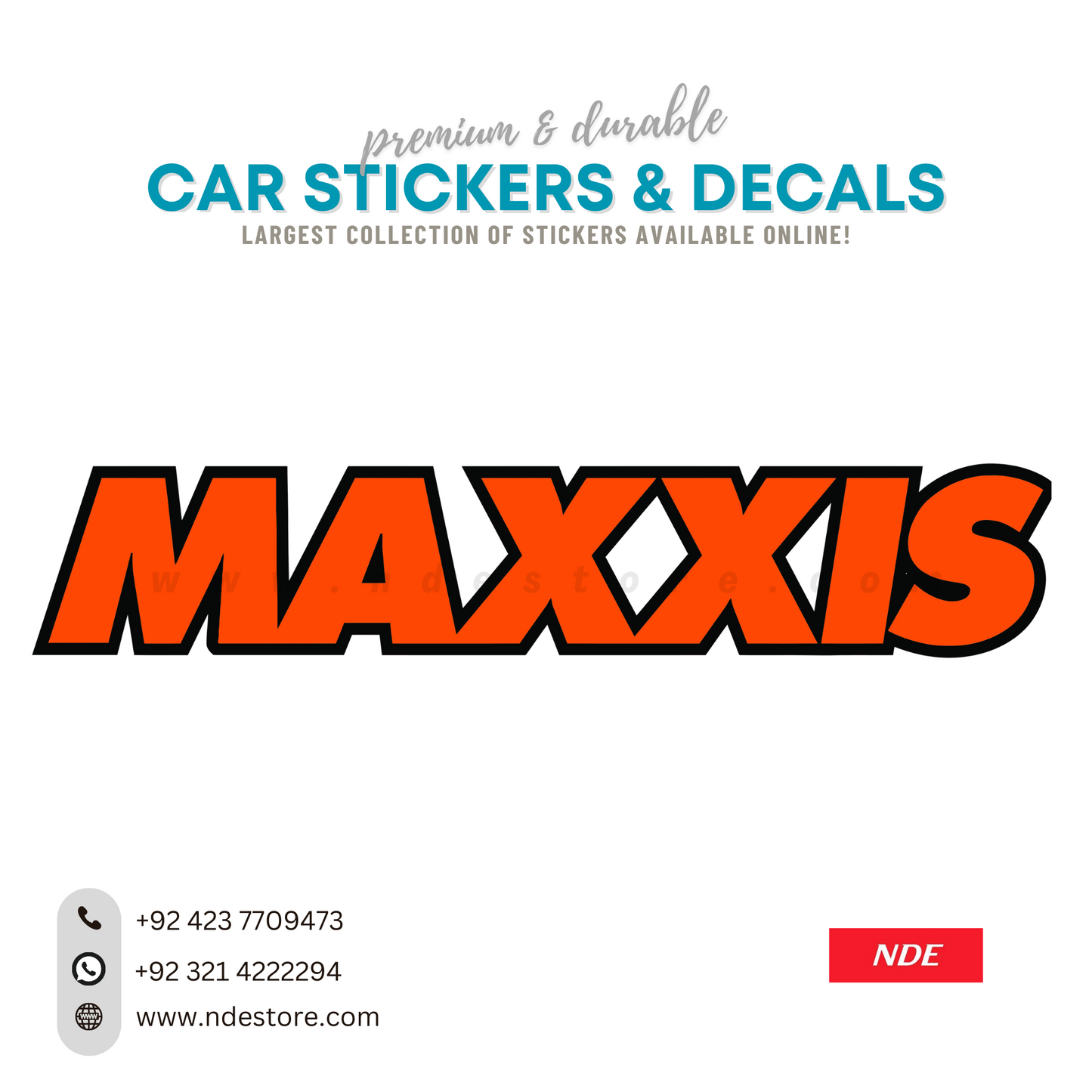 STICKER MAXXIS - ndestore.com