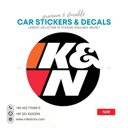 STICKER K&N - ndestore.com