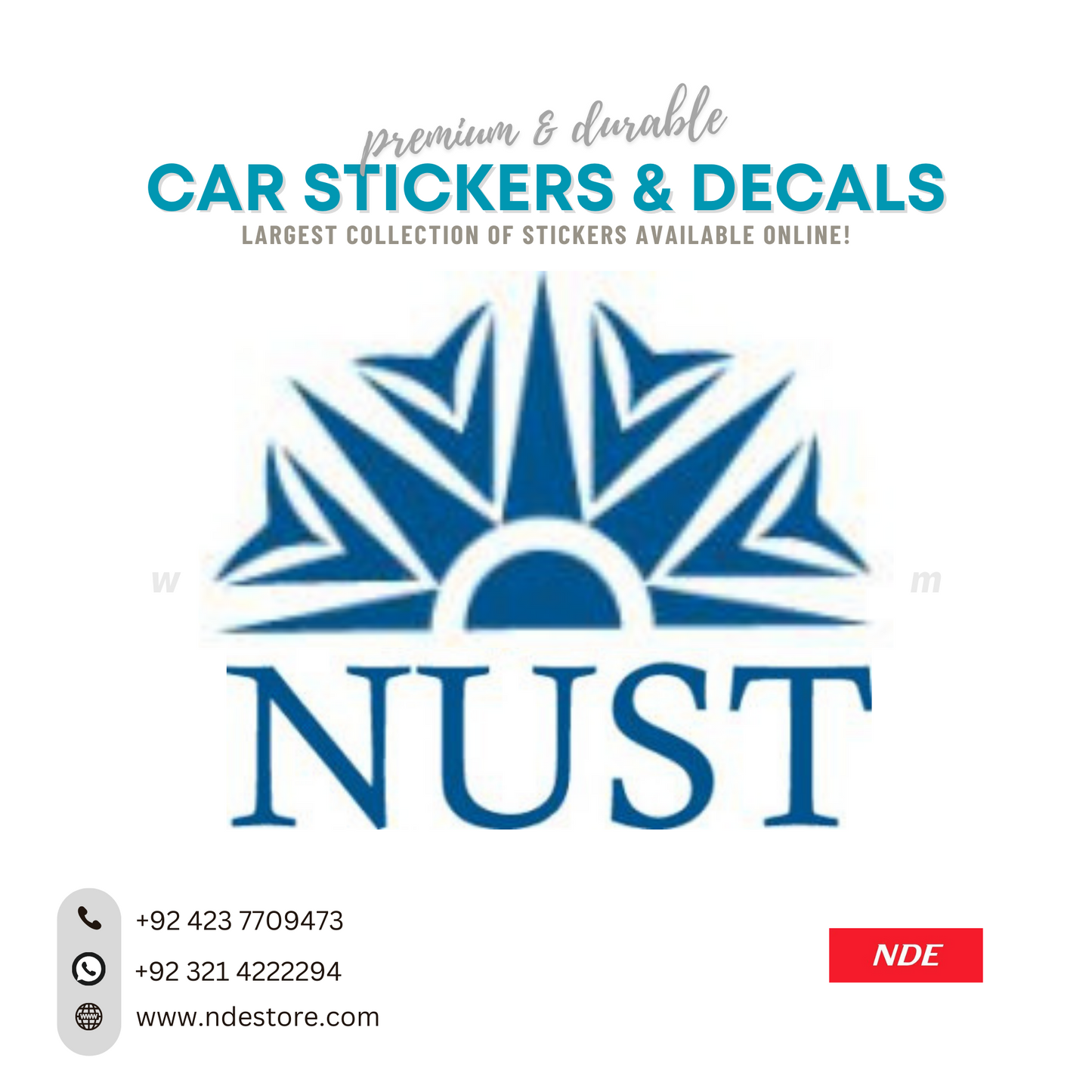 STICKER, NUST