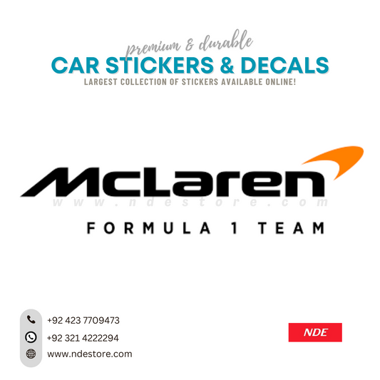 STICKER, MCLAREN FORMULA 1 TEAM