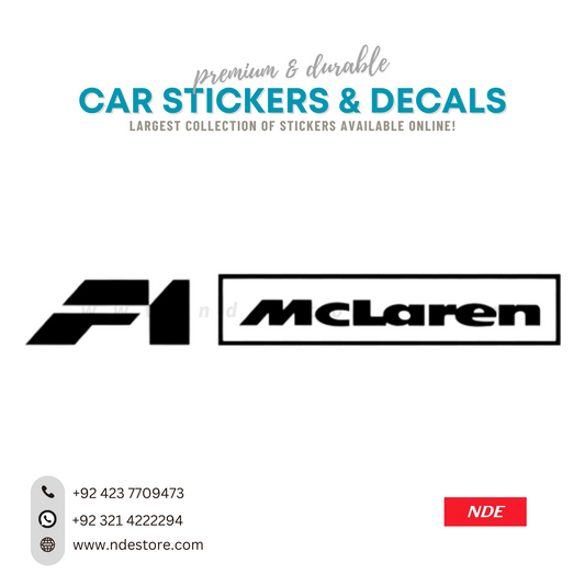 STICKER, F1 MCLAREN