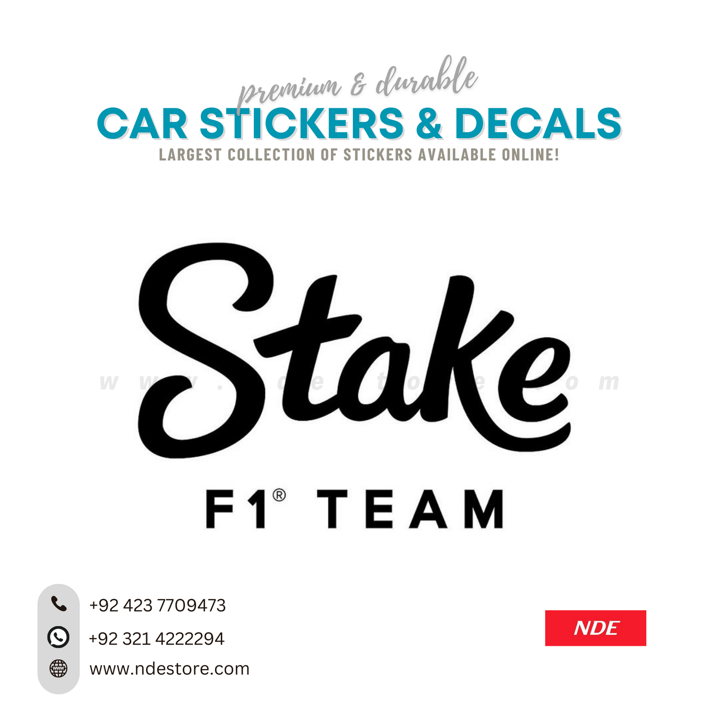 STICKER, STAKE F1 TEAM