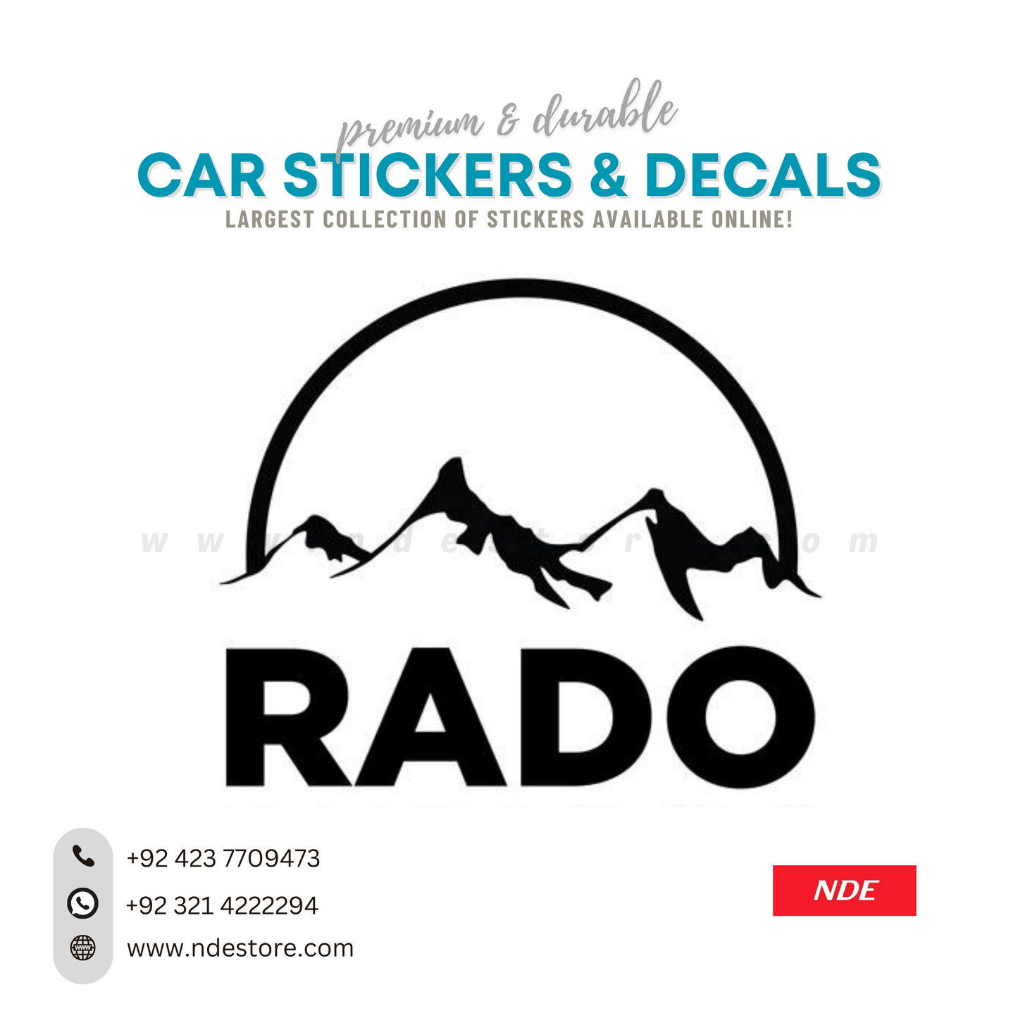 STICKER, RADO