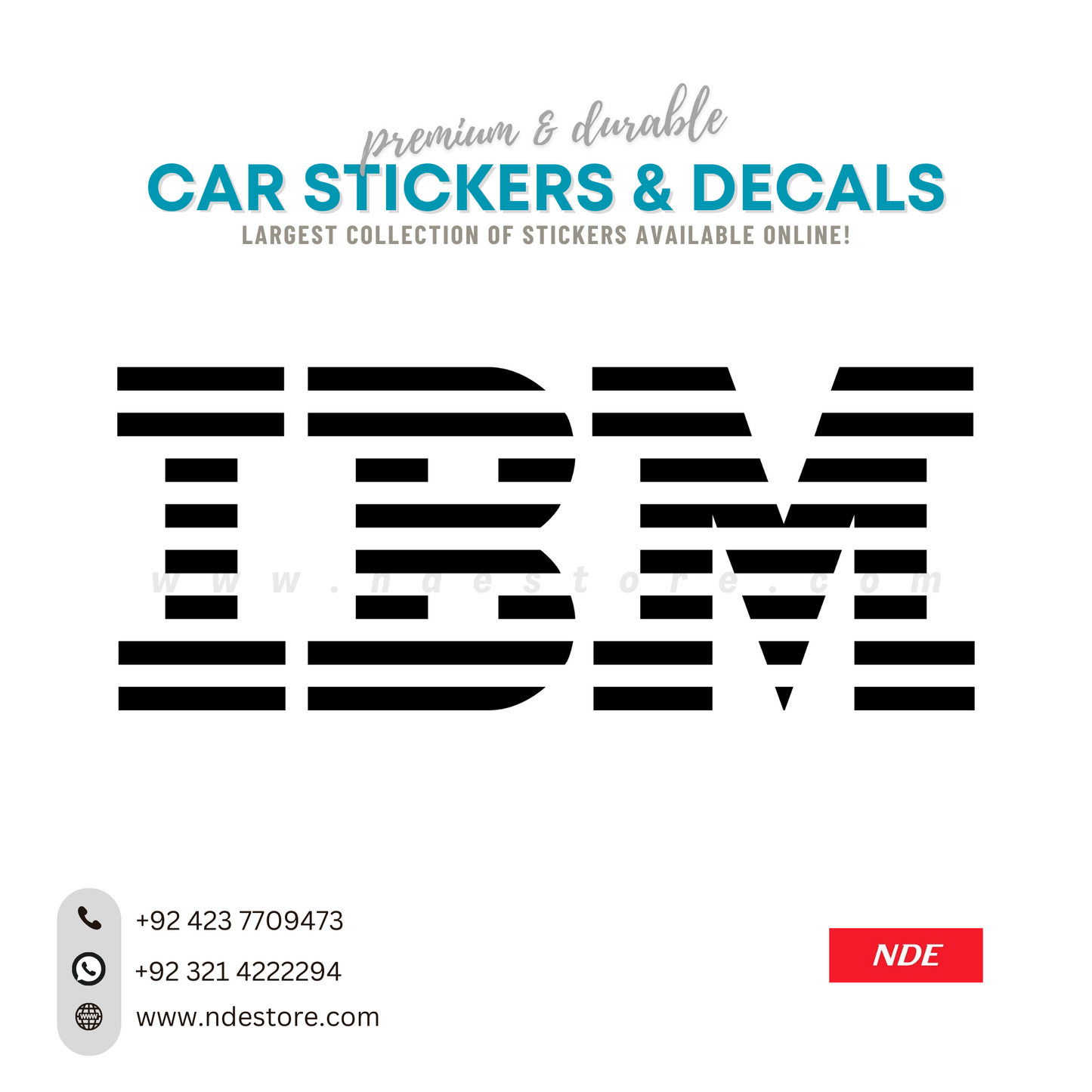 STICKER, IBM - ndestore.com